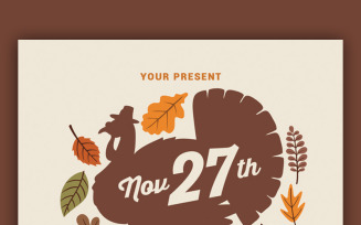 Thanksgiving Flyer - Corporate Identity Template