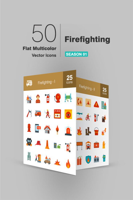 Kit Graphique #91885 Icon Firefighting Web Design - Logo template Preview