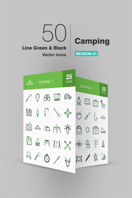 Kit Graphique #91893 Icon Camping Web Design - Logo template Preview