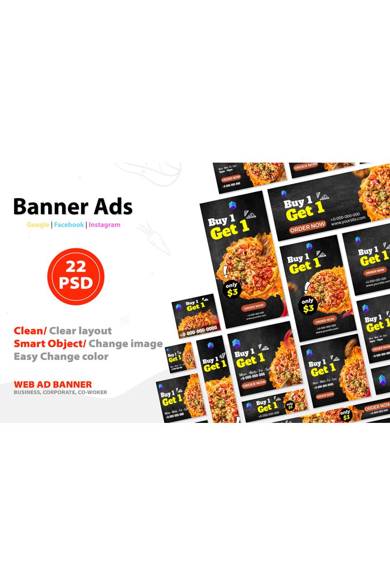 Food banner V.3 Social Media - screenshot