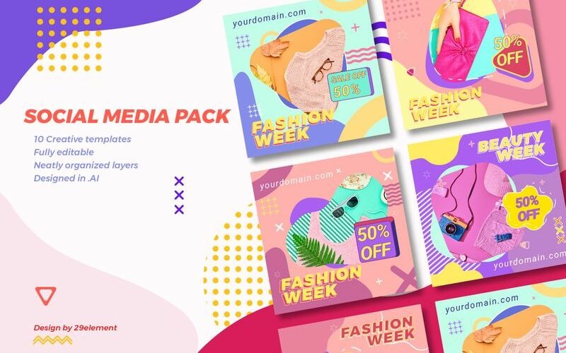 Instagram Fashion Banner V.1.7 Social Media Template
