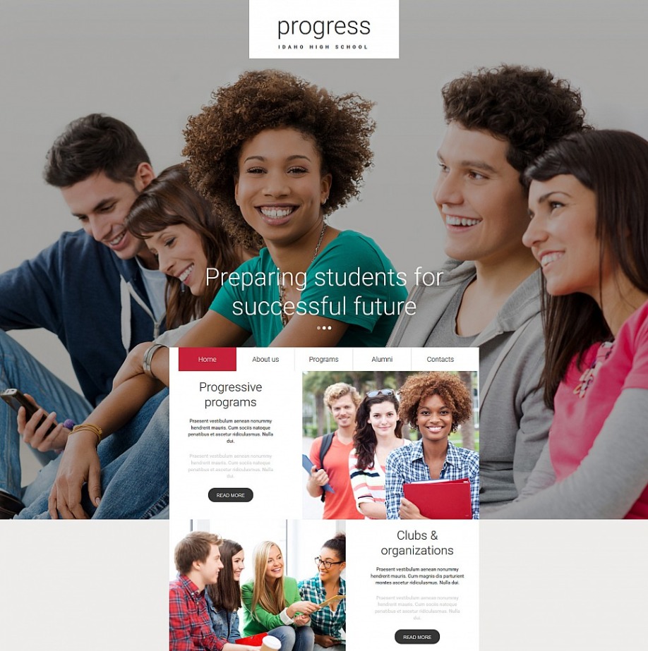 Edu Course Html Template For Education And Online Training