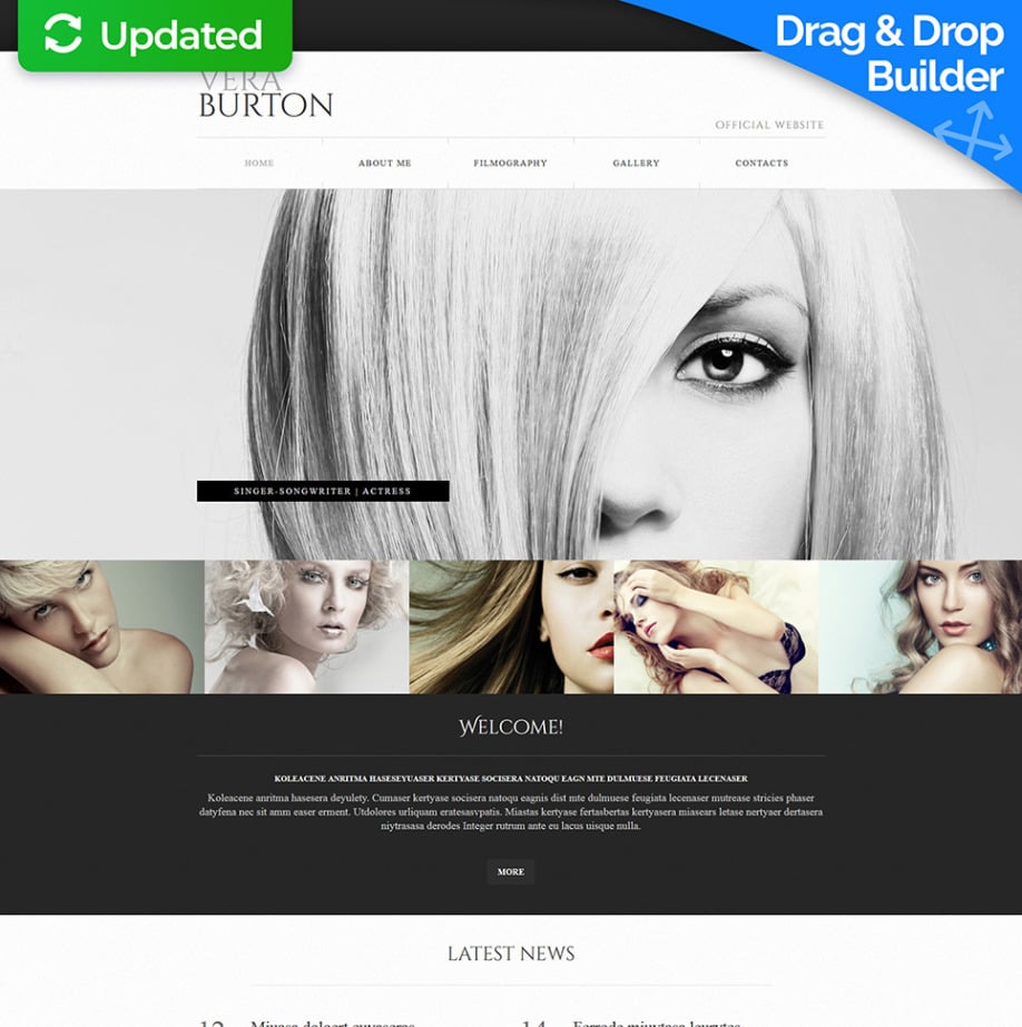 music-artist-website-template-contoh-gambar-template