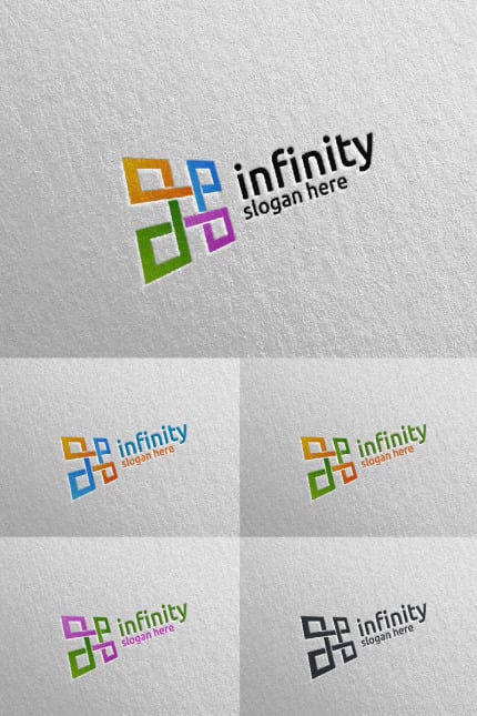 Template #91930 Infinite Multimedia Webdesign Template - Logo template Preview