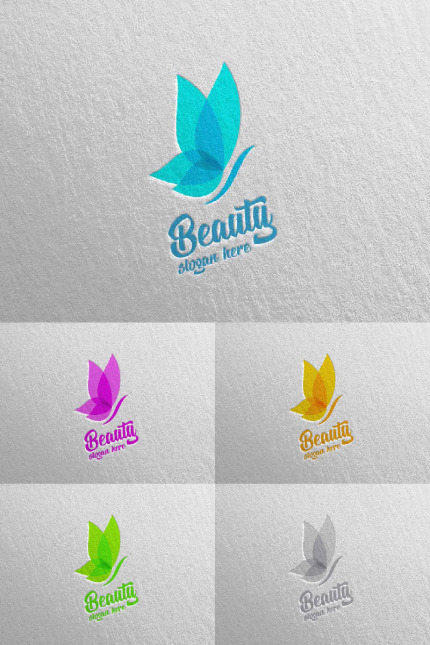 Template #91944 Logo Flower Webdesign Template - Logo template Preview