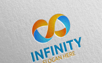 Infinity loop Design 20 Logo Template