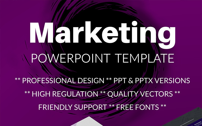 Best Marketing PowerPoint template PowerPoint Template