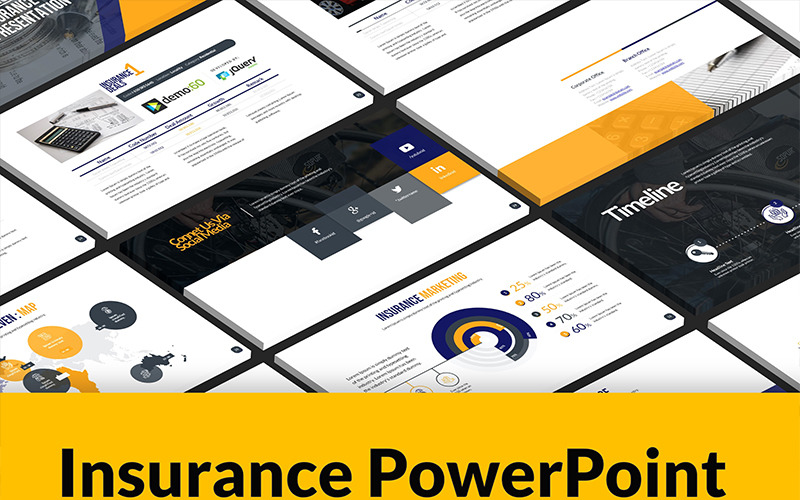 Insurance PowerPoint template PowerPoint Template