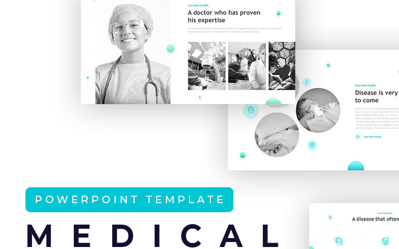 Medical Creative Presentation PowerPoint template PowerPoint Template