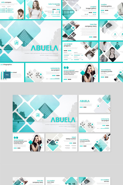 Template #92143 Creative Simple Webdesign Template - Logo template Preview