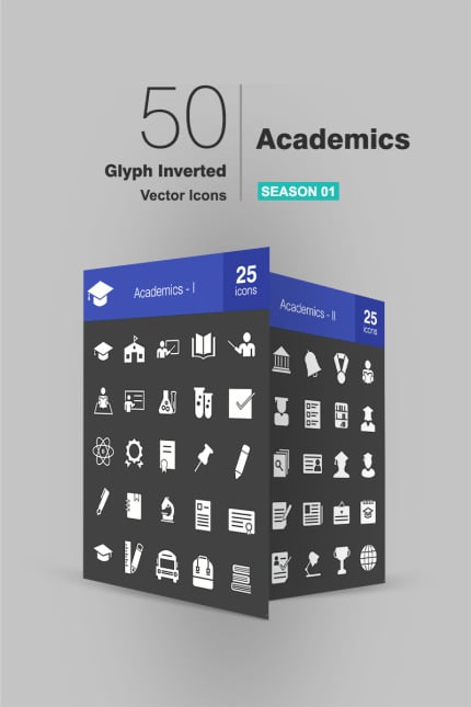 Template #92194 Icon Academics Webdesign Template - Logo template Preview