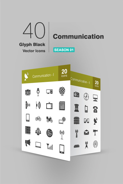 Template #92195 Icon Communicate Webdesign Template - Logo template Preview