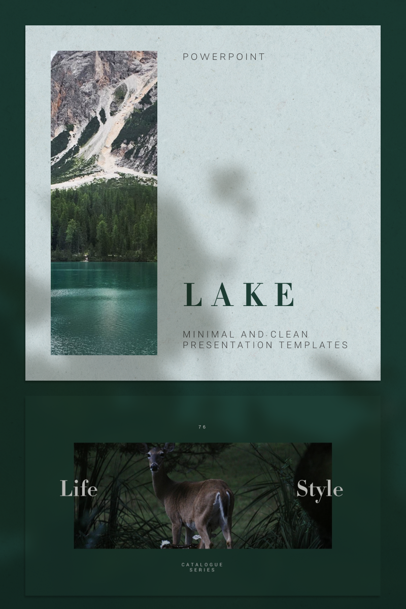 LAKE PowerPoint template