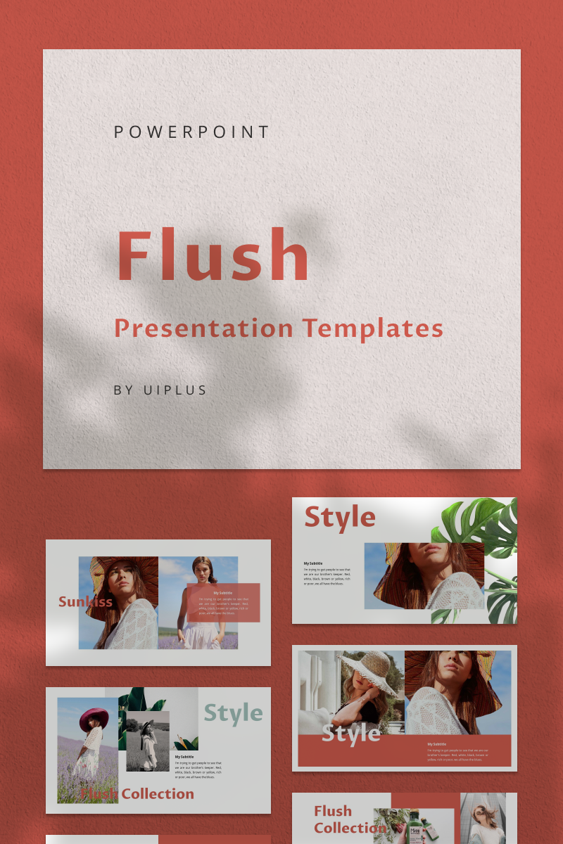 FLUSH PowerPoint template