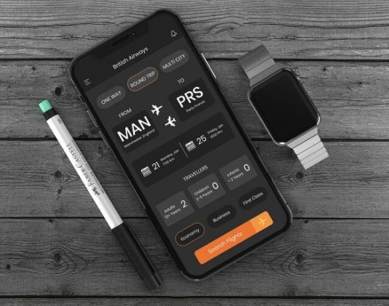 Flight Booking 2 UI Element