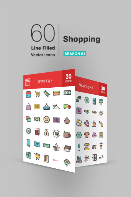 Template #92273 Icon Shopping Webdesign Template - Logo template Preview