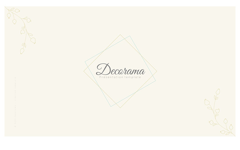 Decorama PowerPoint template PowerPoint Template