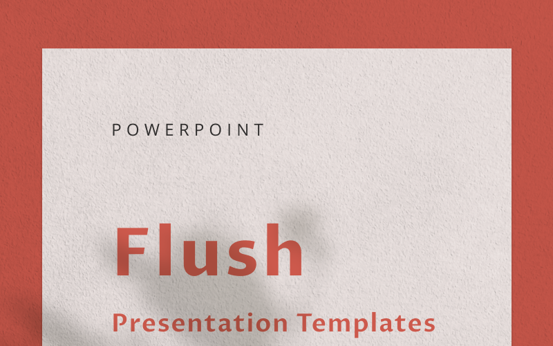 FLUSH PowerPoint template PowerPoint Template