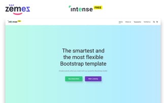 Intense Free - Business HTML Website Template