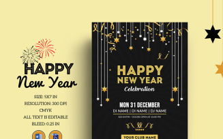 New Year Party Flyer - Corporate Identity Template
