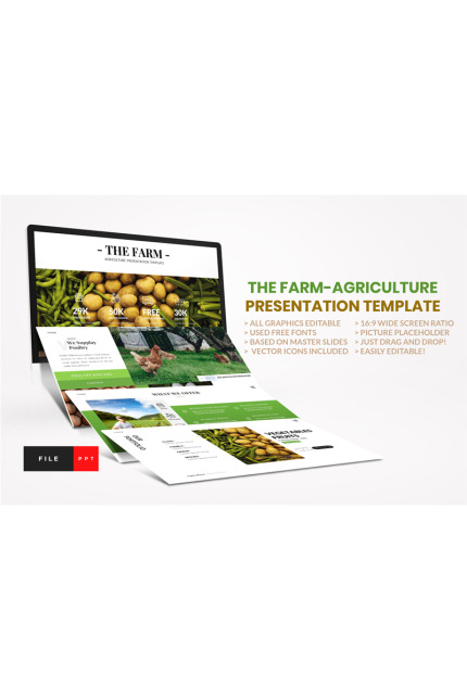 Template #92308 Agricultural Farming Webdesign Template - Logo template Preview