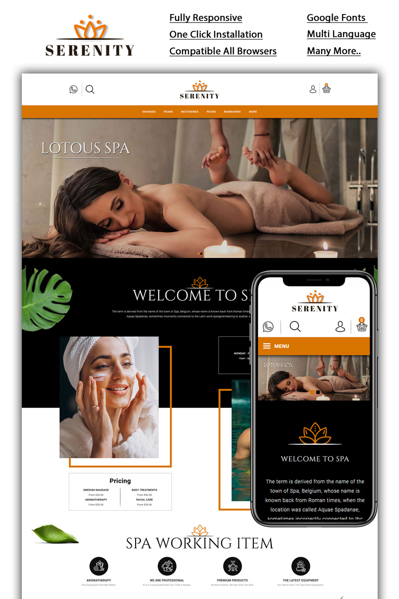 Serenity - Spa Store №92352 - скриншот