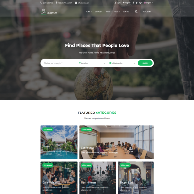 Listingo - Directory HTML Website Template
