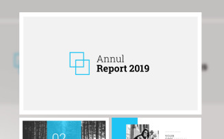 Annul Report 2019 PowerPoint template
