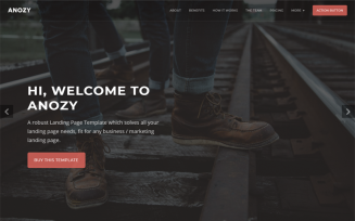Anozy - one Multipurpose Landing Page Template