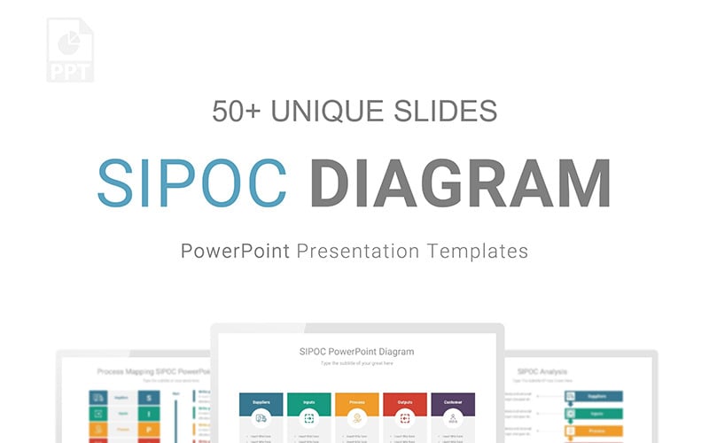 SIPOC Diagram PowerPoint template PowerPoint Template
