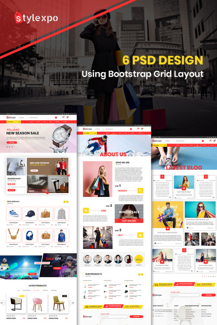 Kit Graphique #92510 Boutique Style Web Design - Logo template Preview