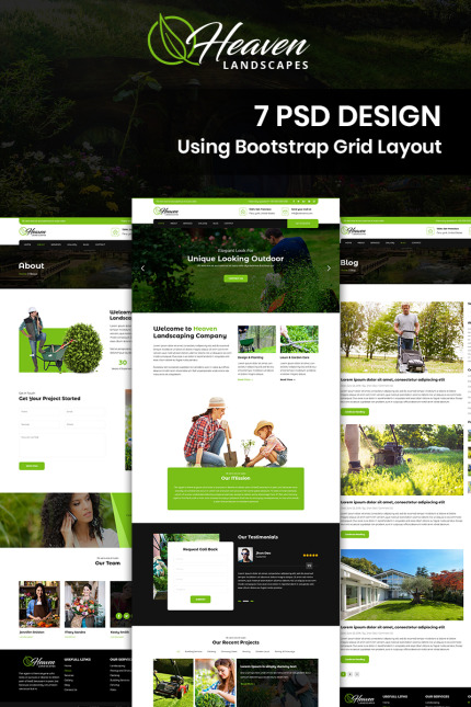 Template #92538 Services Gardening Webdesign Template - Logo template Preview
