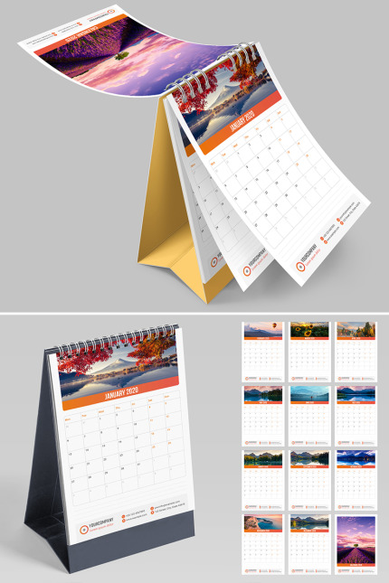 Template #92549 Desk Calendar Webdesign Template - Logo template Preview