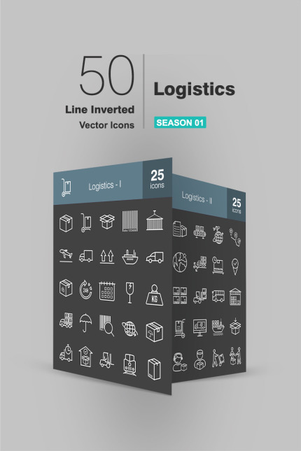 Template #92578 Icon Logistics Webdesign Template - Logo template Preview