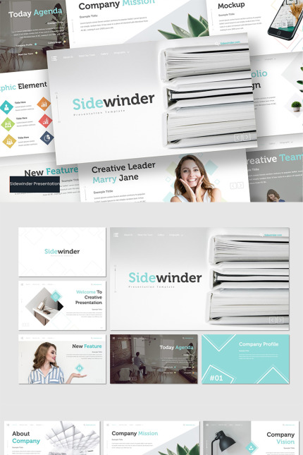 Template #92658 Creative Simple Webdesign Template - Logo template Preview