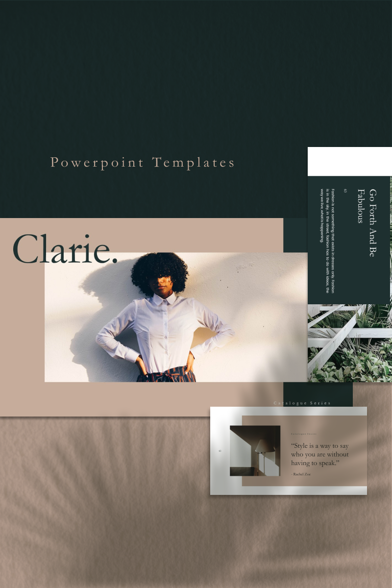 CLARIE PowerPoint template