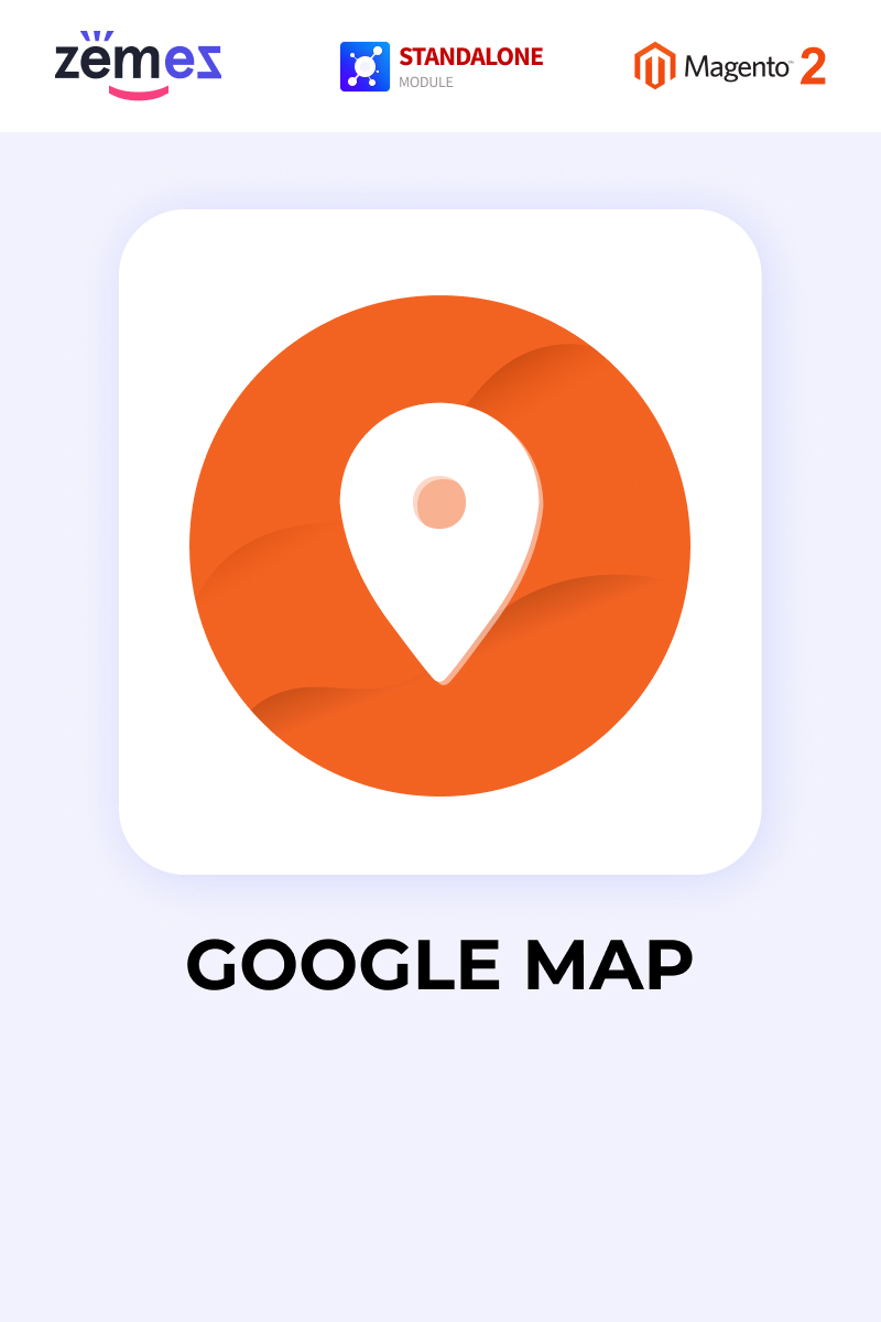 Zemez Google Map Extensão Magento №92635 - screenshot