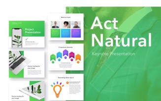 Act Natural - Keynote template