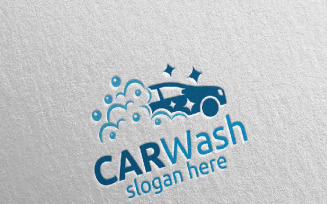 Car Wash 9 Logo Template