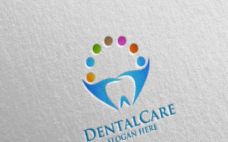 Dental, Dentist stomatology Design 15 Logo Template