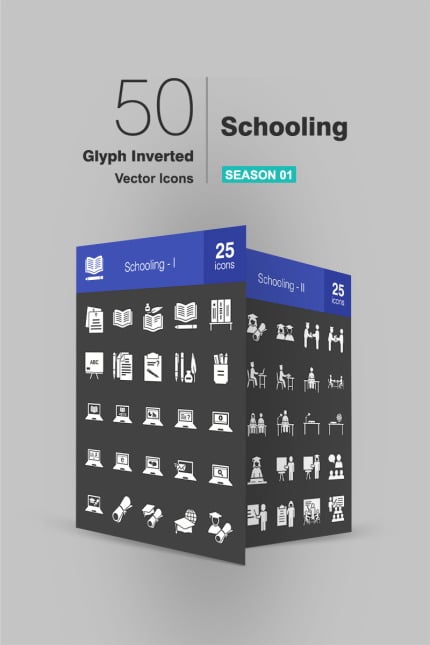 Template #92857 Icon Schooling Webdesign Template - Logo template Preview
