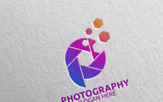 Abstract Camera Photography 57 Logo Template