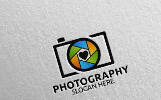 Abstract Camera Photography 61 Logo Template