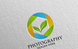 Nature Camera Photography 55 Logo Template