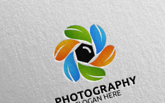 Nature Camera Photography 63 Logo Template