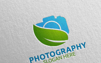 Nature Camera Photography 64 Logo Template