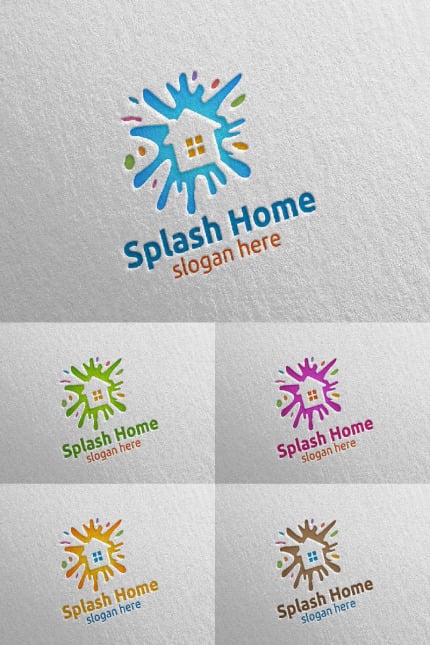 Template #92932 Paint Home Webdesign Template - Logo template Preview