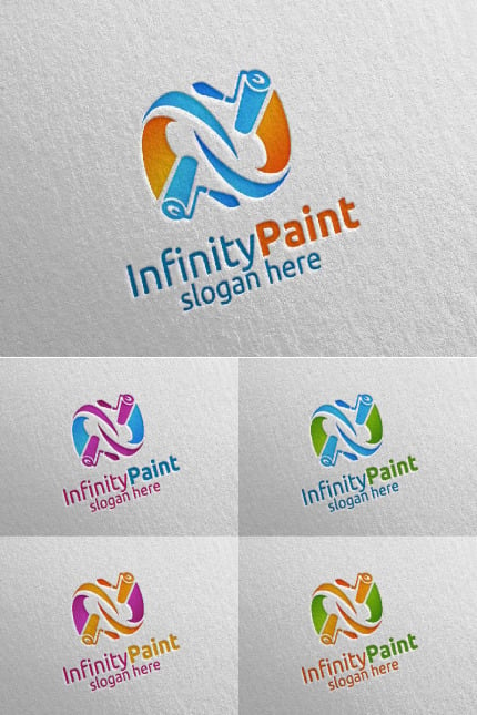 Template #92935 Paint Home Webdesign Template - Logo template Preview