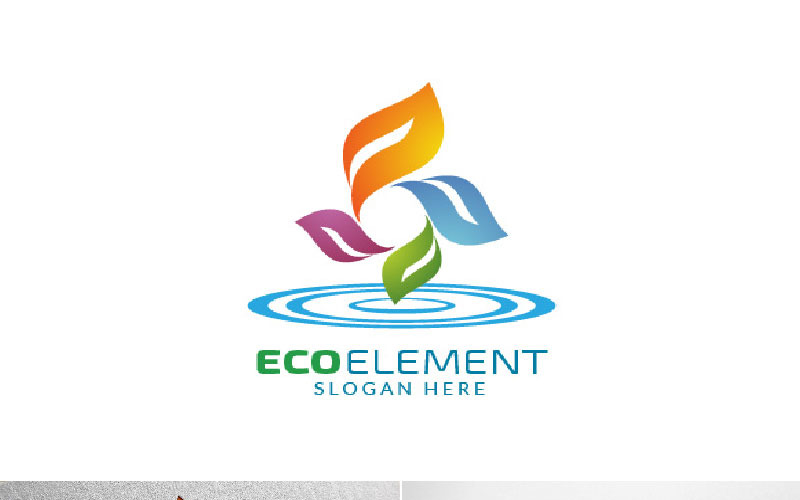 Leaf Ecology 1 Logo Template