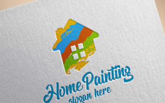 Real Estate Painting 2 Logo Template